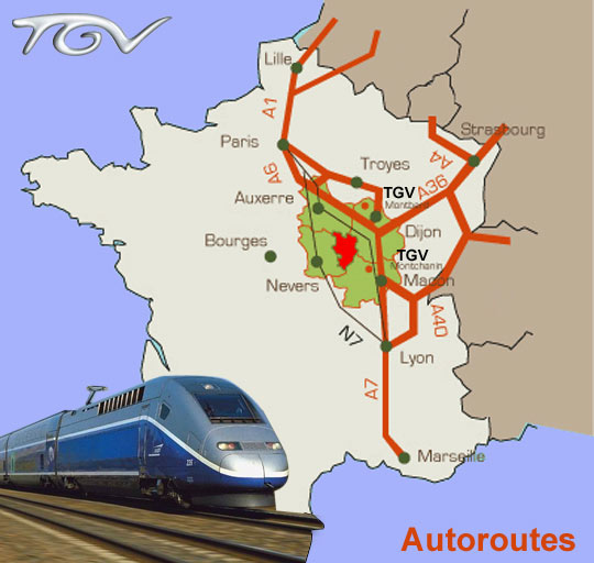 tgv autoroutes